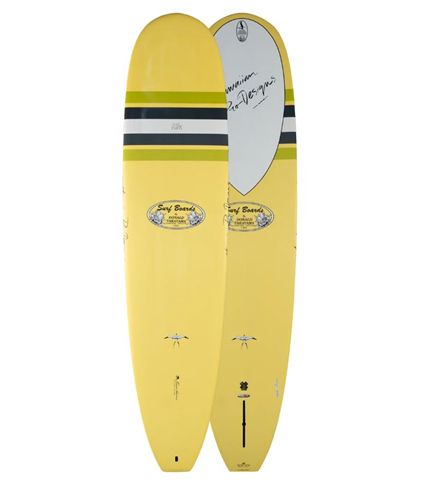 Takayama In The Pink Tuflite Surfboard, Yellow, Size 8'0
