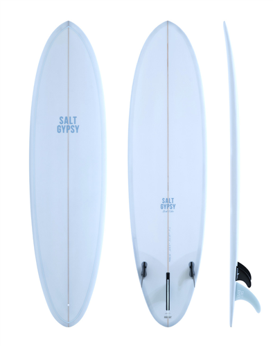 Salt Gypsy Surfboards Mid Tide PU Surfboard New 22-23 Colour, Vintage Blue