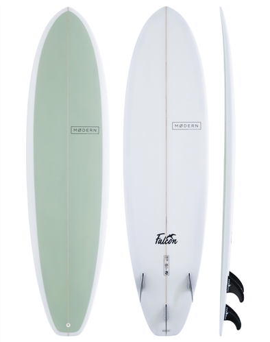 Modern Falcon PU Surfboard, Olive