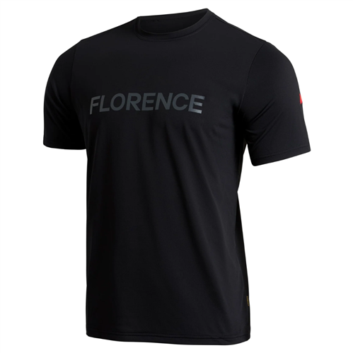 FLORENCE MARINE X Airtex Florence Logo Short Sleeve Shirt, Black
