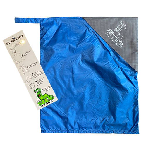 Curve Slug Change Sock - Wetsuit Easy On Foot Bag, BLUE