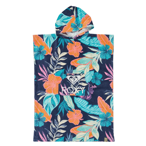 Roxy YOUTH RG STAY MAGICAL PRINTED HOODED TOWEL, INDGIO TROP
