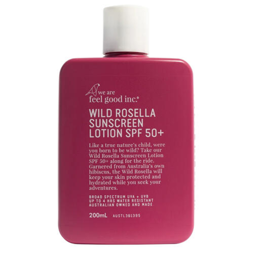 We Are Feel Good Inc SPF50+ WILD ROSELLA SUNSCREEN LOTION