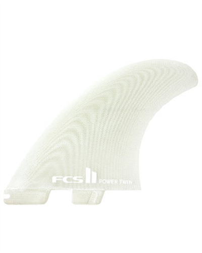 FCS II Power Twin+1 PG Clear Fin Set