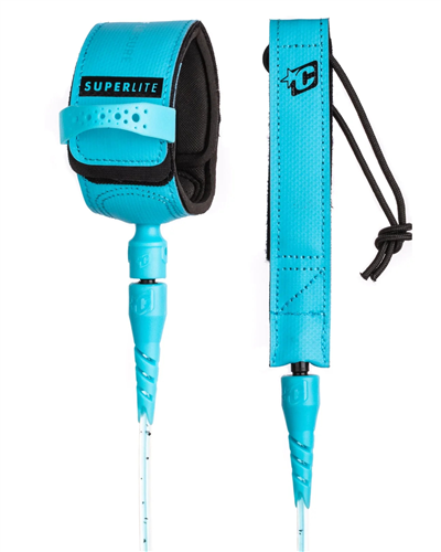 Creatures Of Leisure Superlite Lite 6 Leash, Fluro Blue Speckle