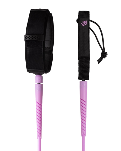 Creatures Of Leisure LONGBOARD KNEE 9 SLIM FIT LEASH, Guava Black
