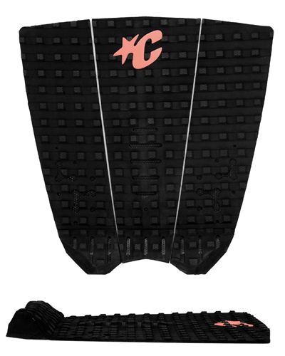 Creatures Of Leisure MICK FANNING LOC-LITE ECOPURE GRIP, BLACK FLURO RED