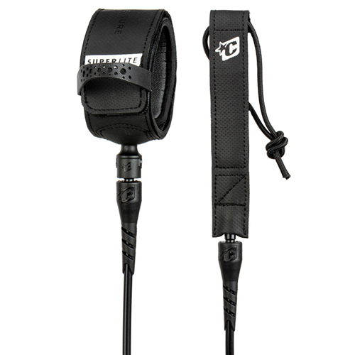 Creatures Of Leisure SUPERLITE PRO 8 LEASH, BLACK SILVER
