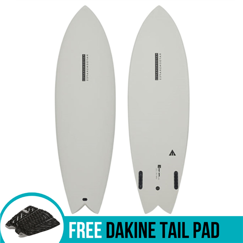 Haydenshapes Hypto Twin PU FCS II 2 Fin Surfboard, Kelp