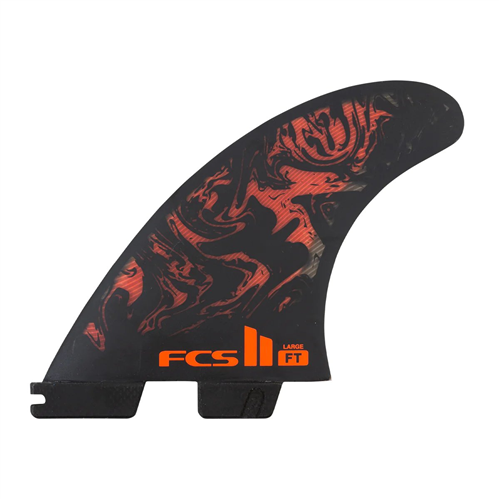 FCS II FT PC Large Black/Red Tri Retail Fins