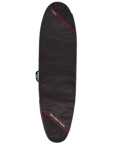 Ocean & Earth COMPACT DAY LONGBOARD COVER, BLK/RED