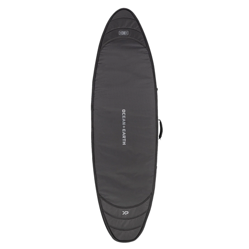 Ocean & Earth HYPA SHORTBOARD TRAVEL SURFBOARD BAG- 2 BOARD, BLACK