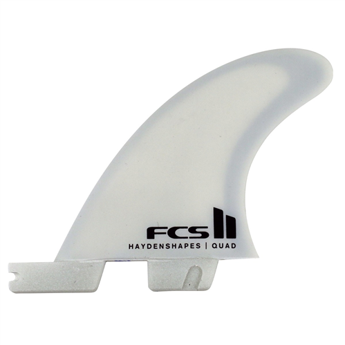 FCS II HS PC AirCore Large White Quad Rear Retail Fins