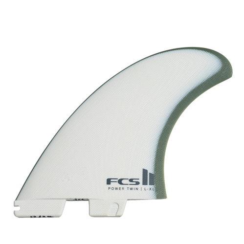 FCS II Power Twin+1 PG S-M Natural/Alpine Retail Fins