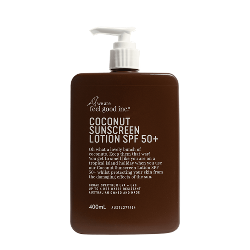 We Are Feel Good Inc SPF50+ COCONUT SUNSCREEN LOTION