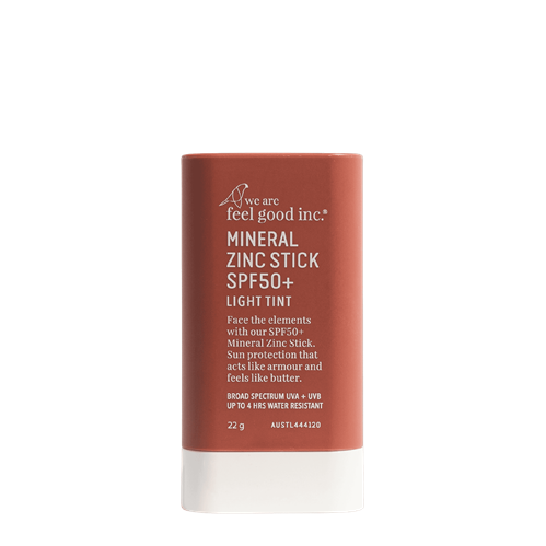 We Are Feel Good Inc SPF50+ MINERAL ZINC STICK, LIGHT TINT