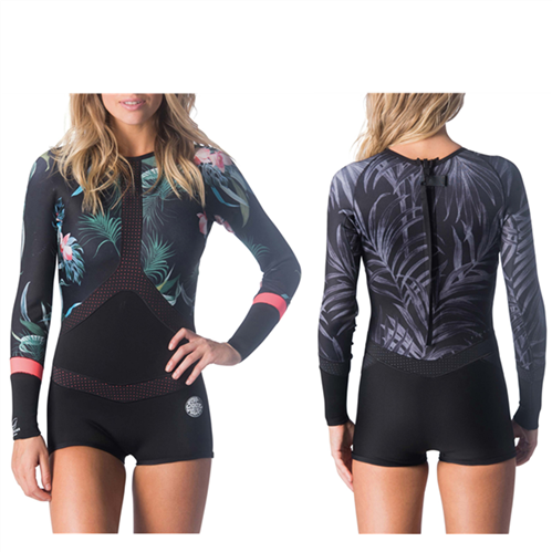 spring curl madi boyleg rip coral suit sleeve wetsuits suits womens