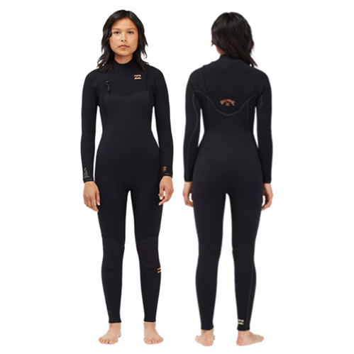 Billabong Wetsuits 4/3mm WOMENS FURNACE COMP STEAMER, BLACK
