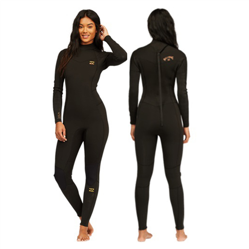 Billabong Wetsuits 4/3mm SYNERGY BACK ZIP FULL STEAMER, BLACK TIE DYE