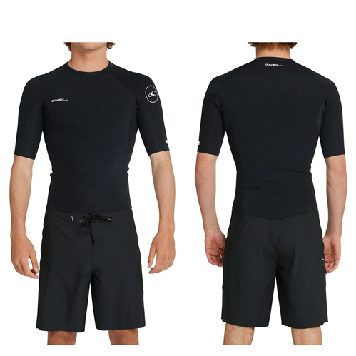 O'Neill REACTOR 2 SS WETSUIT TOP 1.5MM, BLK/BLK