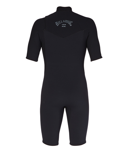 Billabong Wetsuits 2/2mm REVO NATURAL CZ SS SPRING SUIT, BLACK