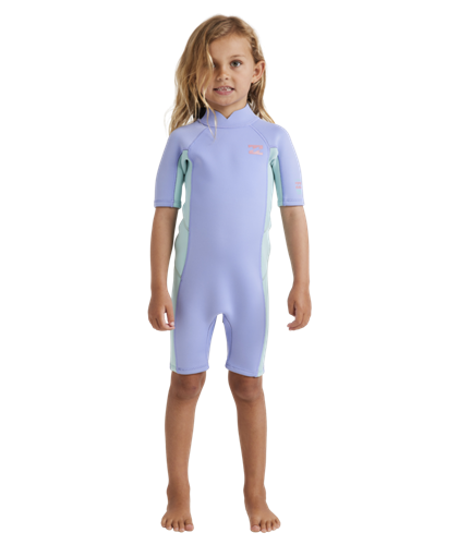 Billabong Wetsuits 2/2mm TODDLER FOIL BZ SS SPRING SUIT, COSMIC BLUE