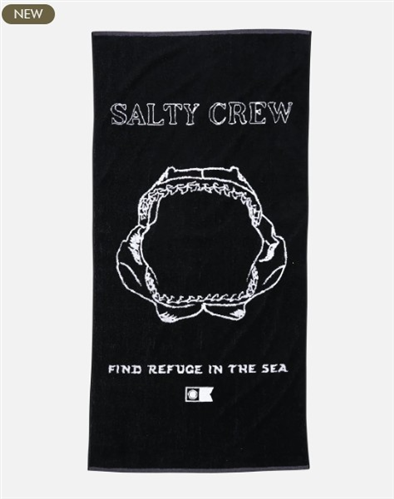 Salty Crew JAWBONE TOWEL, BLACK