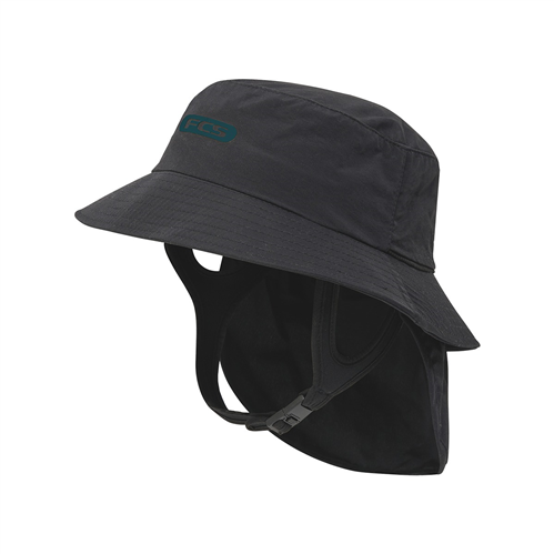 FCS Essential Surf Bucket Hat, Black/Teal