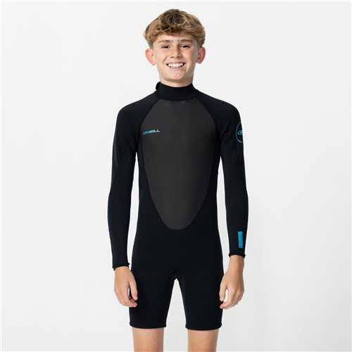O'Neill BOYS REACTOR 2 BZ LS SPRING SUIT 2MM, BLK/BLK