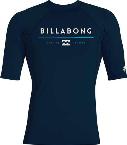 Billabong Tri Uniity Short Sleeve Rashie, Indigo