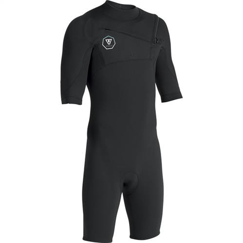 Vissla Wetsuits 7 Seas 2/2mm Spring, Black with Jade