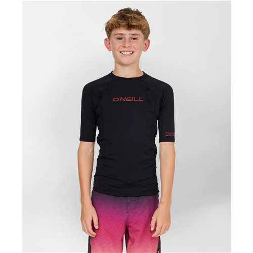 O'Neill YOUTH THERMO X SS CREW RASH VEST, BLK