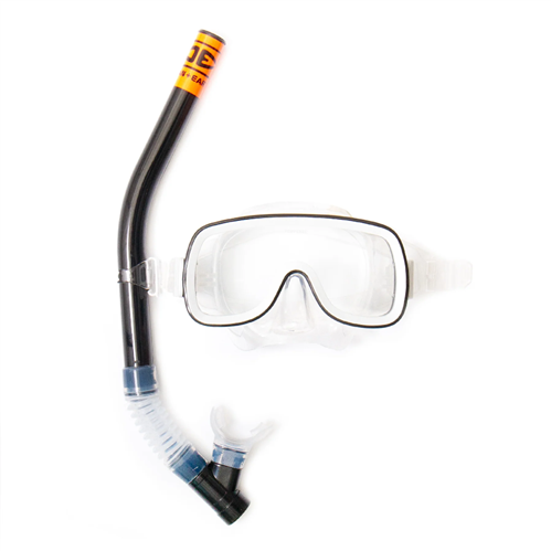 Ocean & Earth Atoll Silicon Mask & Snorkel - Black