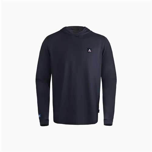 Armstrong Foils Hooded UPF L/S Water / Sun Top, Navy