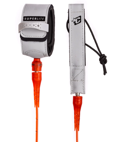Creatures Of Leisure SUPERLITE COMP 6 LEASH, FLURO RED SPECKLE CEMENT
