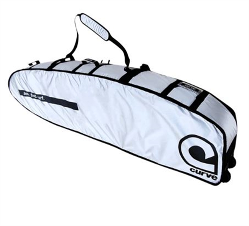 Curve MISSION COFFIN WHEELED 3-4 board Surfboard Bag