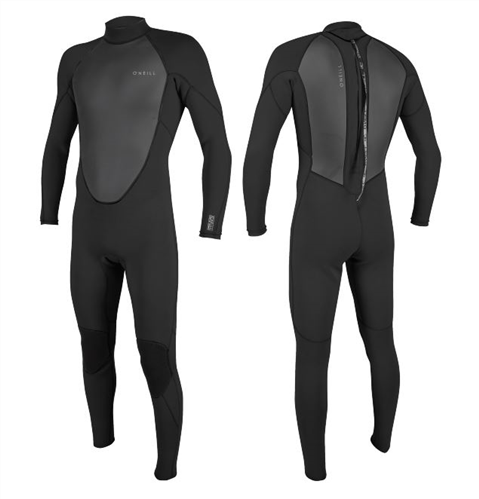 O'Neill Wetsuit FACTOR BACK-ZIP FULL 3/2MM STEAMER, BLACK