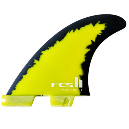 FCS II MH PC AirCore Small Tri Retail Fins, Yellow/Blk