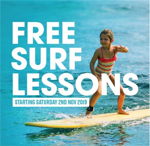 US Free Learn to Surf Lessons with Us for 2020