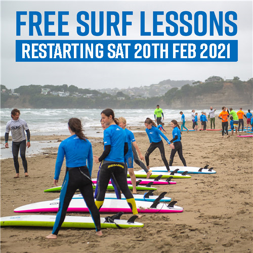 US Free Learn to Surf Lessons with Us for 2021
