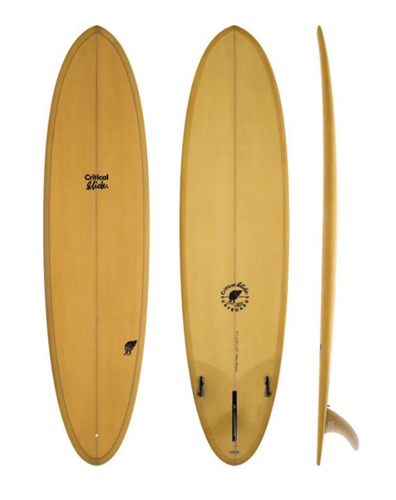 The Critical Slide Society Hermit PU Surfboard, Straw