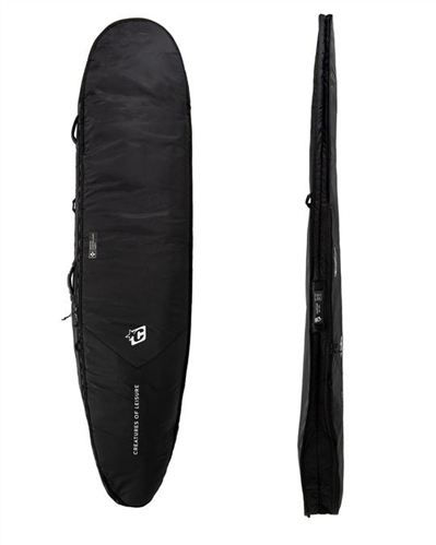 Creatures Of Leisure Longboard Day Use DT2.0 Surfboard Bag, Blk/ Silver