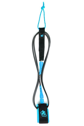 Creatures Of Leisure Pro 6 Double Swivel Leash, Black Cyan