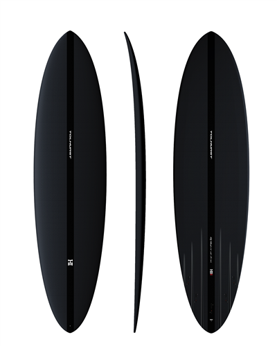 Thunderbolt Harley Ingleby Mid 6 - Mini Surfboard, Full Carbon