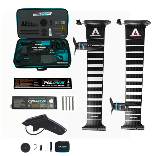 Foil Drive X Armstrong 185 + 650 Mast, Assist Max, HP, 3 Blade Combo with Free Sport Battery