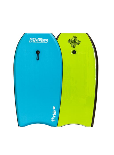 Platino Orbit Bodyboard, Azure Blue Lime