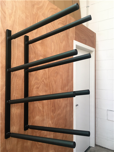 Curve SUP Wall Rack - Quad Steel