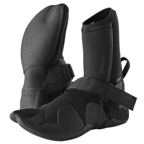 Patagonia Wetsuits R3 Yulex Split Toe Booties, Black