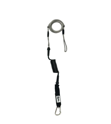 Kaohi INVIZ HYBRID COIL/BUNGEE CARABINER 7mm, BLK