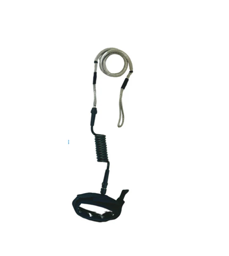 Kaohi INVIZ HYBRID COIL/BUNGEE CALF CUFF 7mm, BLK